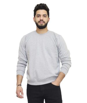 سويت شيرت ميلتون قطن,رمادى