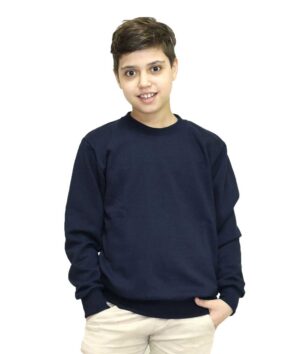 سويت شيرت ساده ميلتون قطن,كحلى