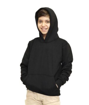 هودى ميلتون ساده قطن,أسود