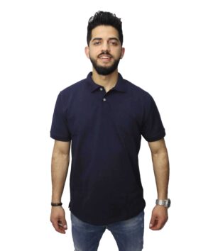 تى شيرت بولو قطن,كحلى